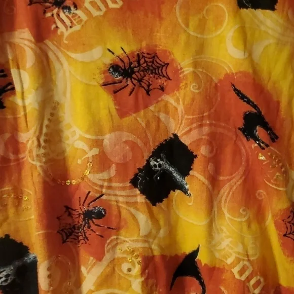 Jane Ashley Plus Size Halloween Top Size 1X NWT - Picture 2 of 4